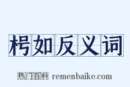 枵如反义词是什么意思的图片